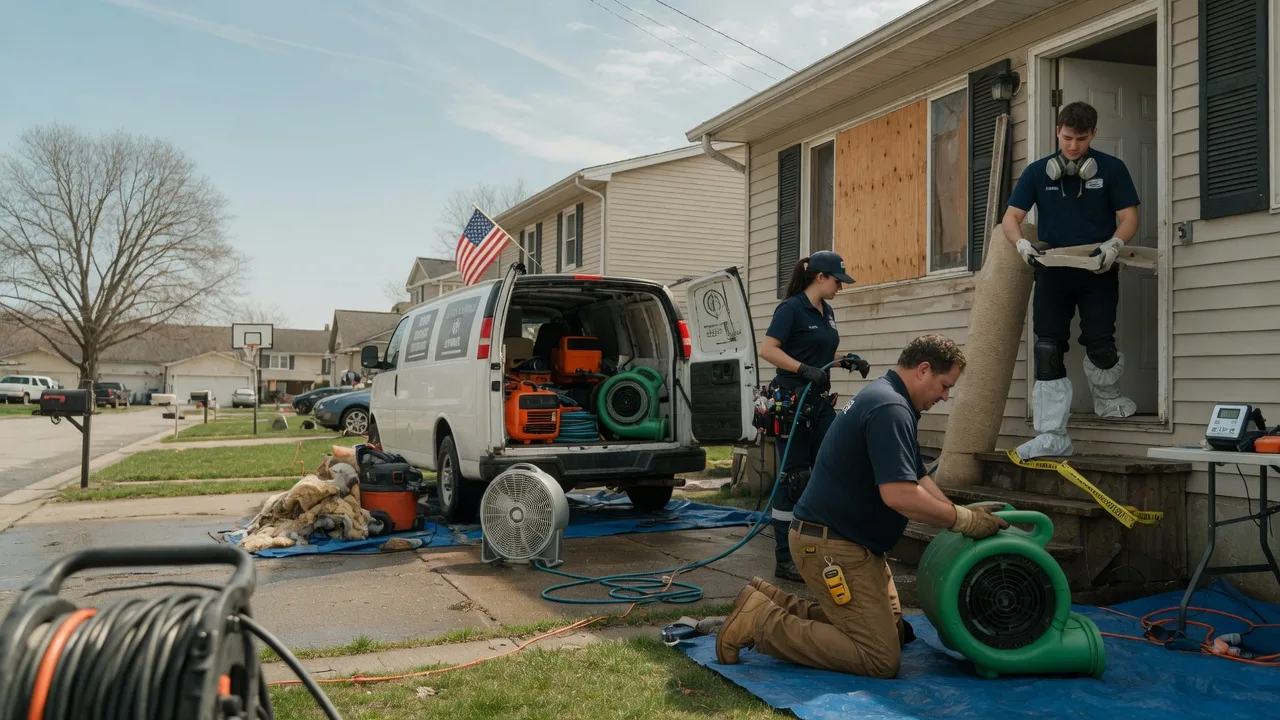 Water Damage Restoration in Mcbain, MI near me